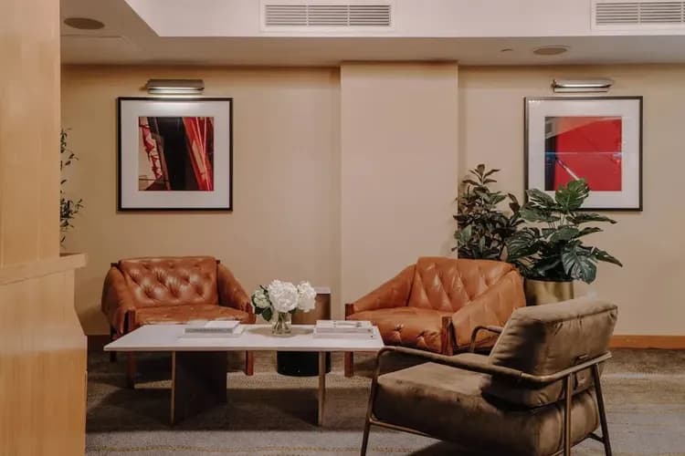 Lobby sitting area
