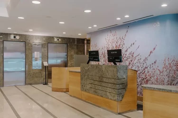 Check-in/check-out kiosk