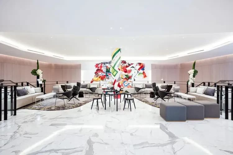 Lobby sitting area