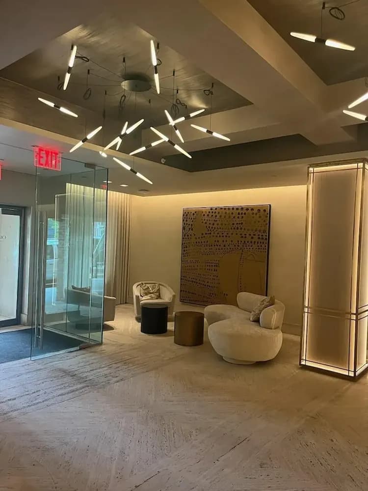 Lobby sitting area