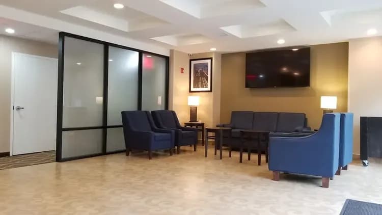 Lobby sitting area