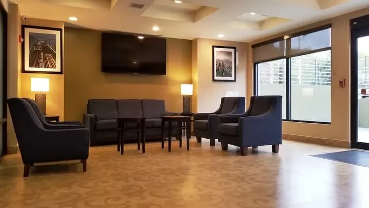 Lobby sitting area
