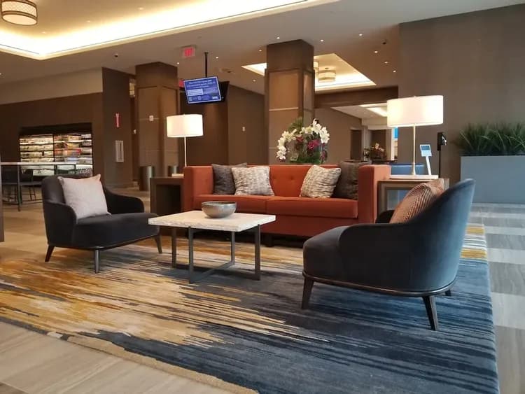Lobby sitting area