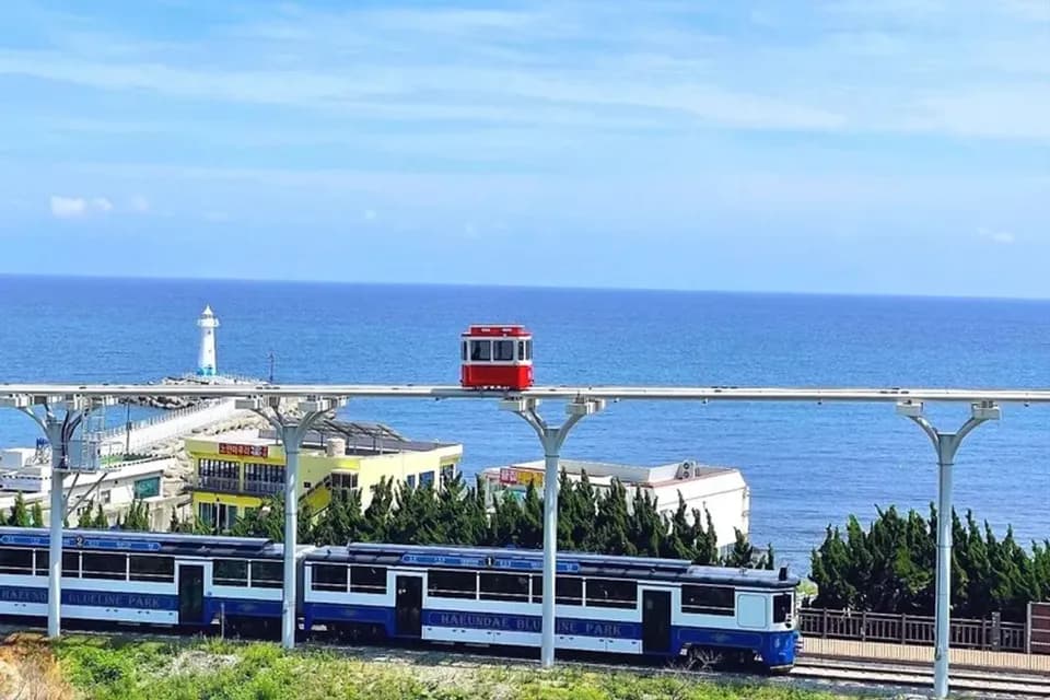 【釜山蔚山旅遊】多媒體藝術島、海雲台濱海列車、X展望台、鋼鐵藝術、浮誇系火焰鐵板烤肉、五日、一站購物彩妝-1