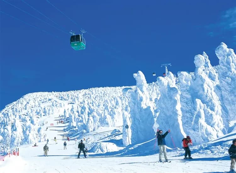 【主題旅遊】FUN_SKI滑雪趣山形藏王．驚豔樹冰滑雪五日遊(機票自理)