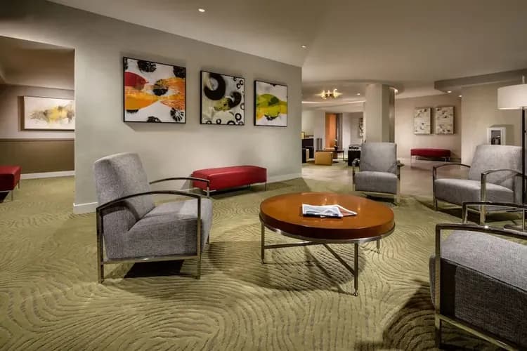 Lobby sitting area