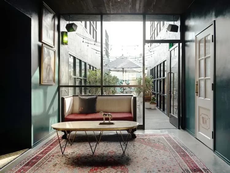 Lobby sitting area
