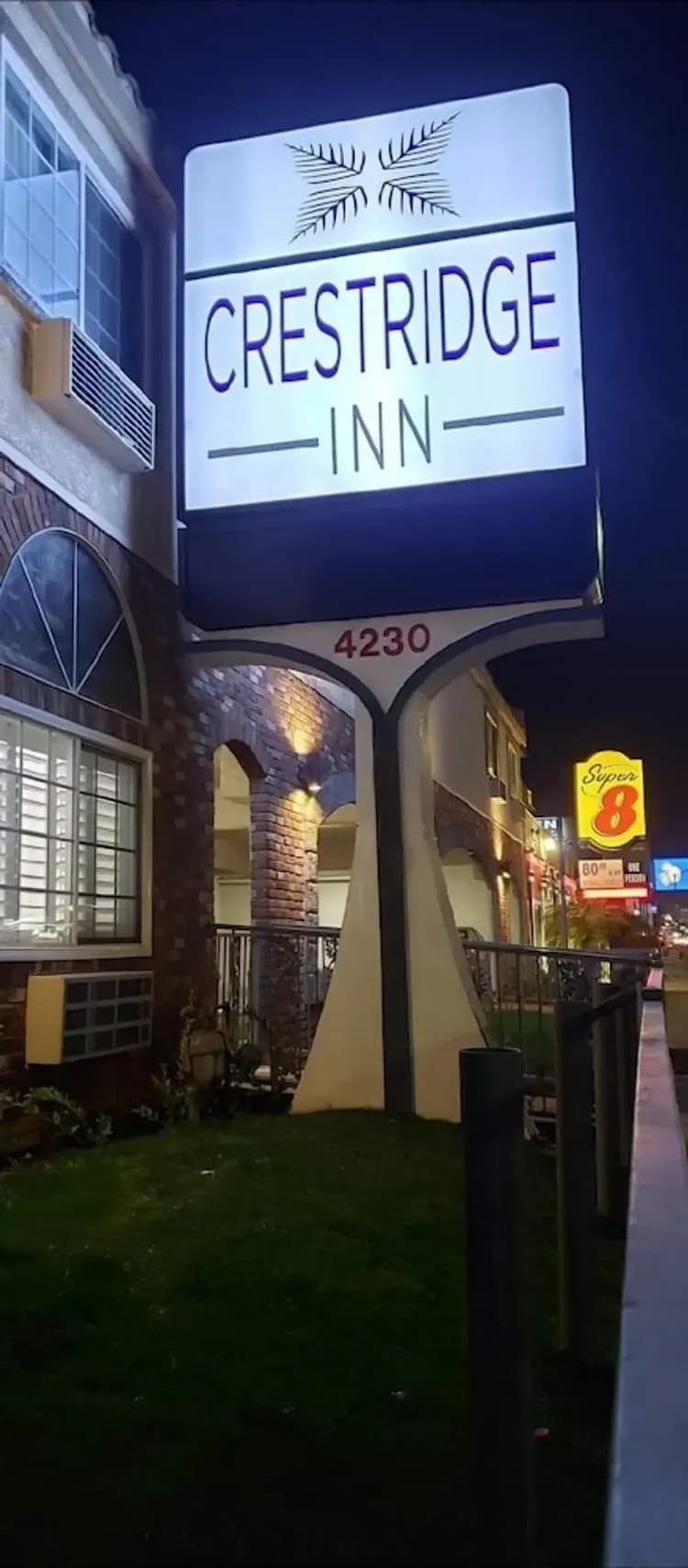 Front of property - evening/night