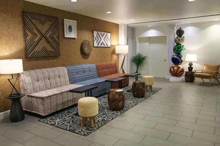 Lobby sitting area