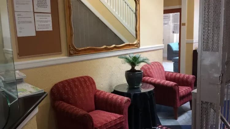 Lobby sitting area