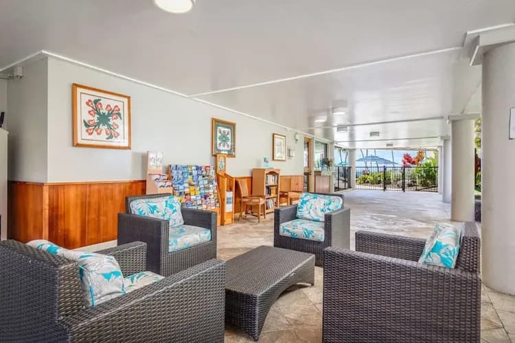 Lobby sitting area