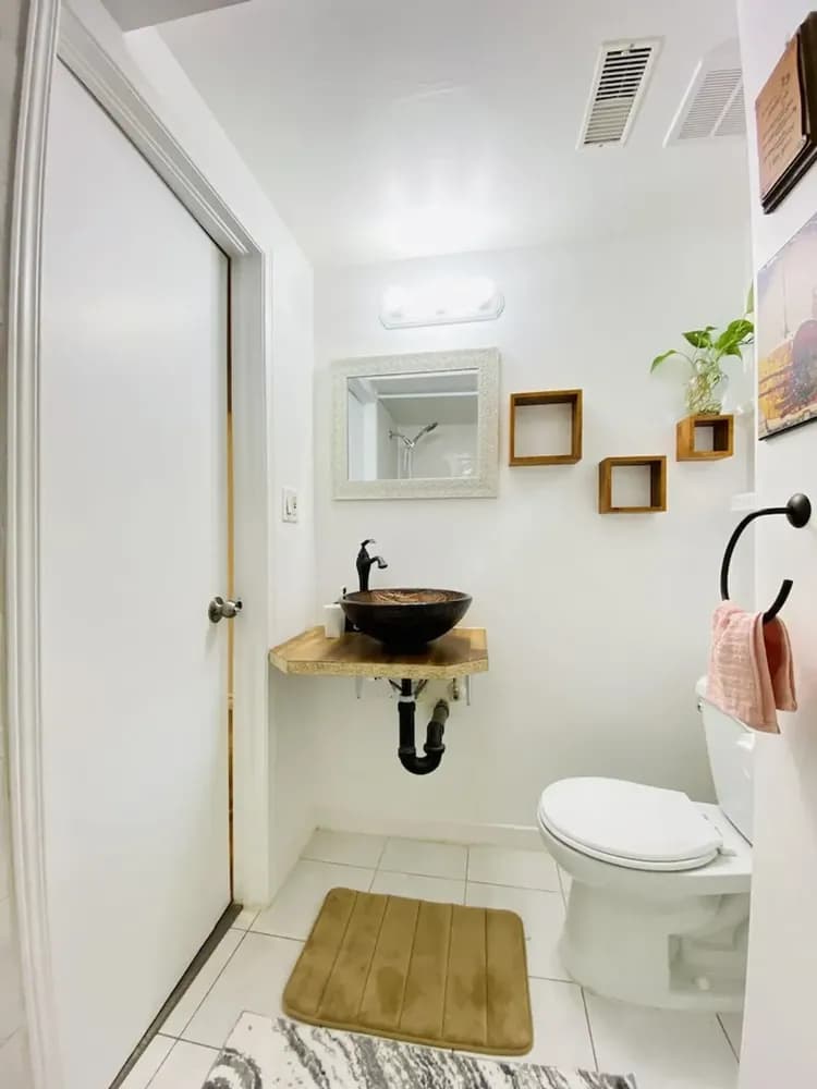 Shared bathroom