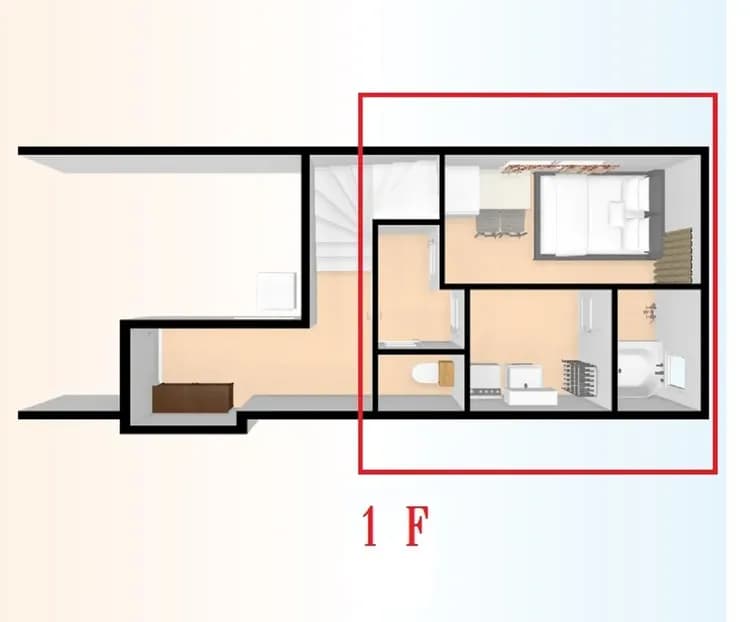 快樂大阪民宿｜地鐵站步行3分/直達車心齋橋難波9分鐘-15