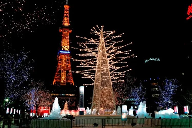 【招財北海道旅遊】特選冬季雪盆戲雪、白色燈樹節、函館夜景、洞爺湖、海洋公園、企鵝遊行、小樽漫遊、溫泉美食五日