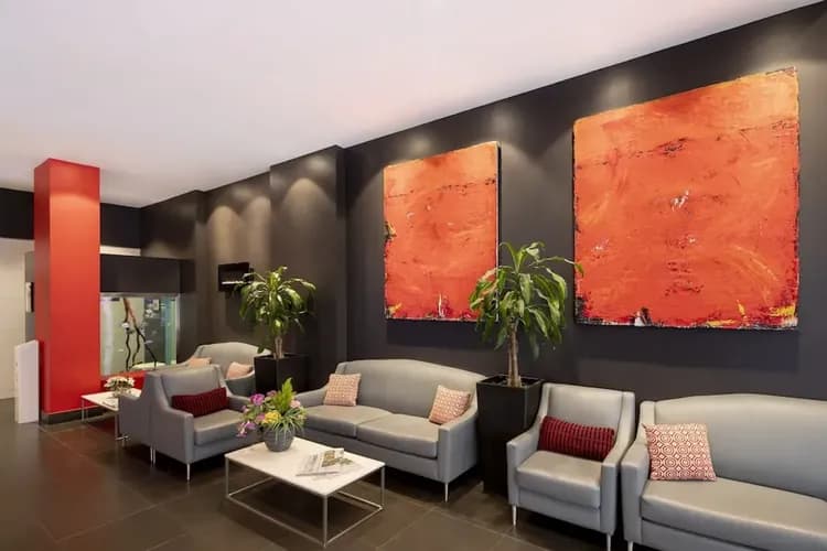 Lobby sitting area