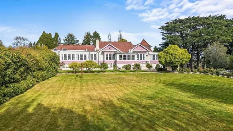 Outdoor wedding area