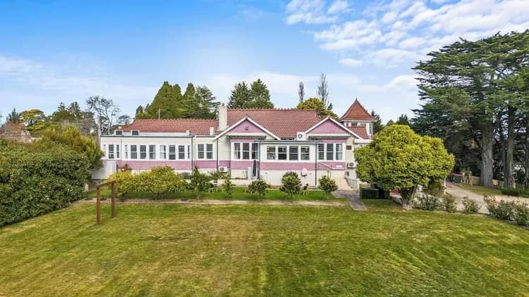 Outdoor wedding area