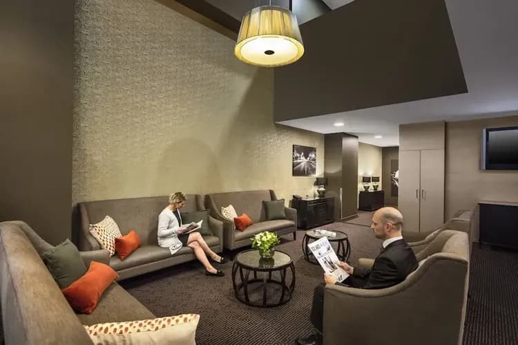 Lobby sitting area