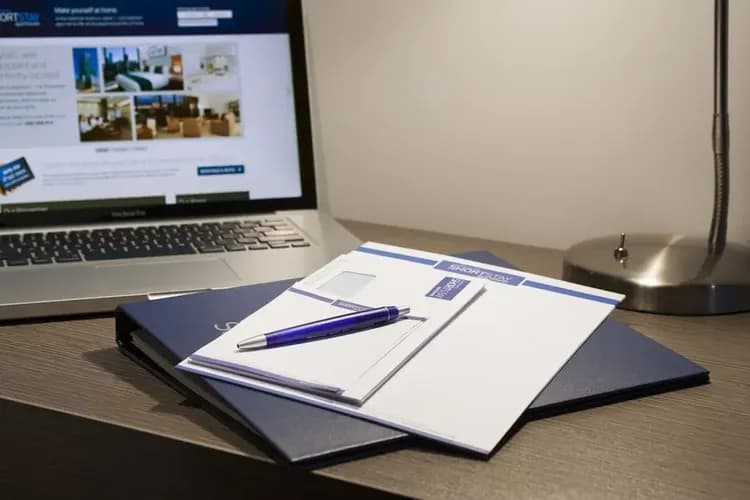 In-room business center