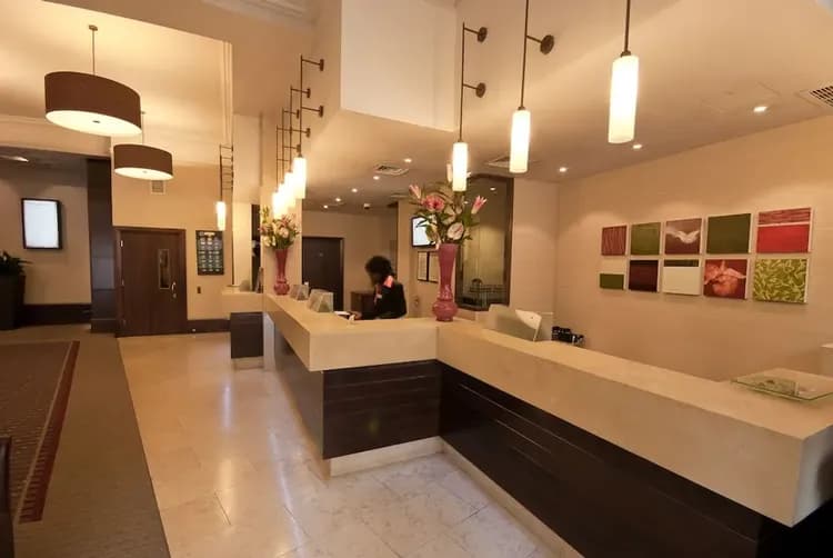 Check-in/check-out kiosk