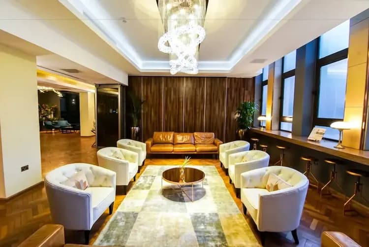Lobby sitting area