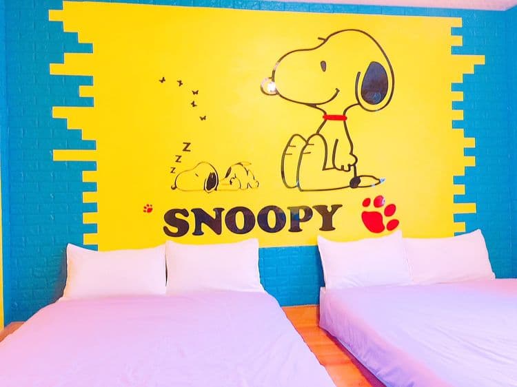 SNOOPY親子主題四人套房