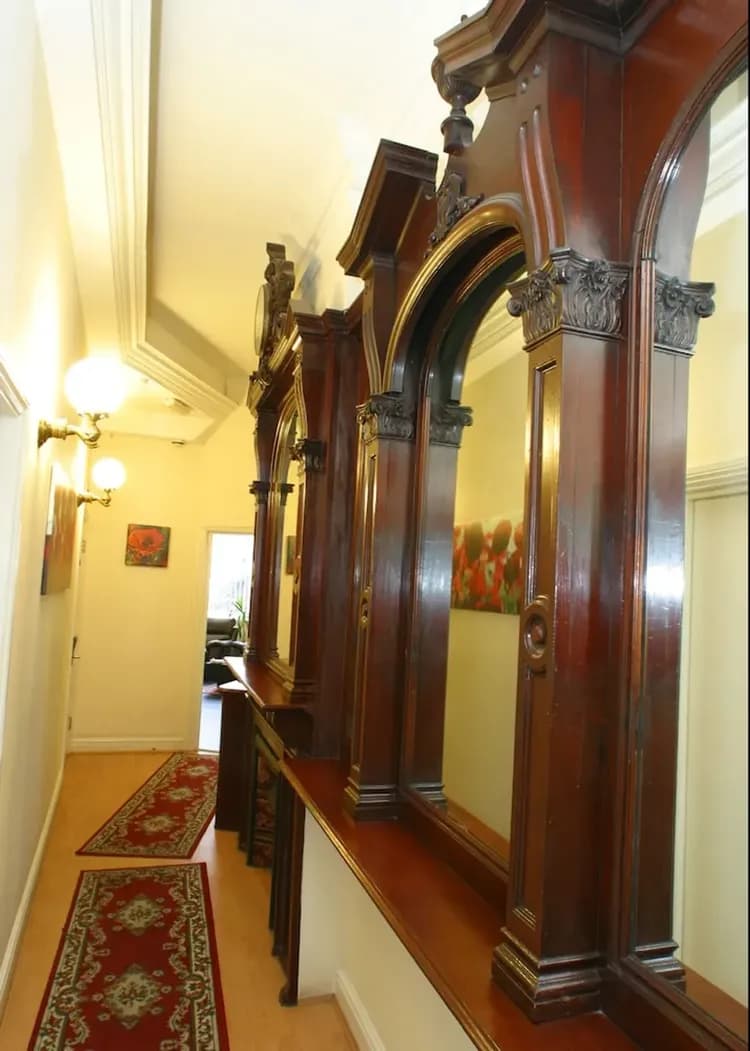 Interior entrance