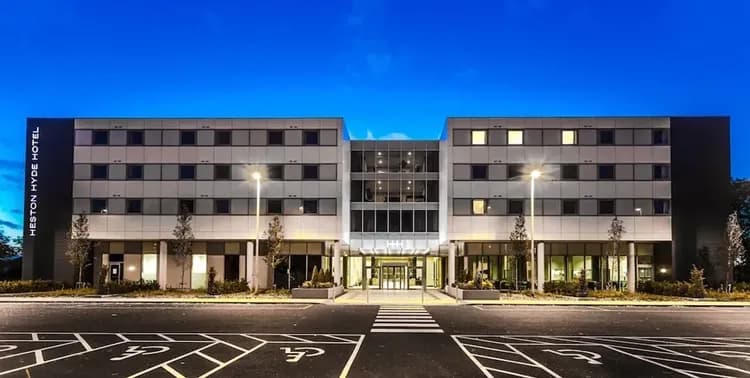 Front of property - evening/night