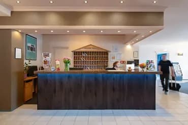 Check-in/check-out kiosk