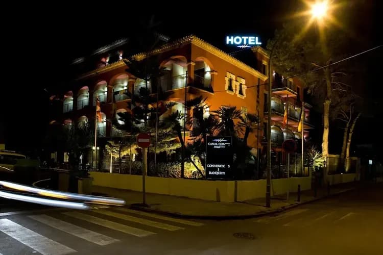 Front of property - evening/night