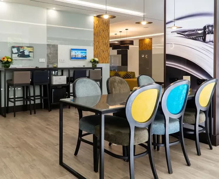 Lobby sitting area