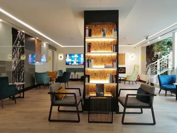 Lobby sitting area
