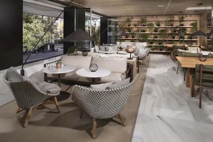Lobby sitting area