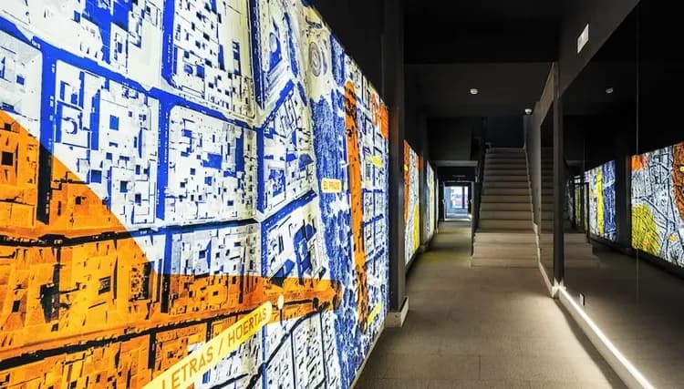 Interior entrance
