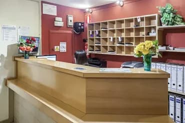 Check-in/check-out kiosk