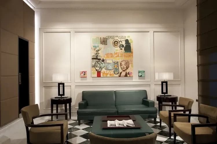 Lobby sitting area