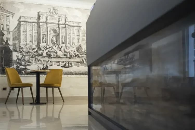 Interior entrance