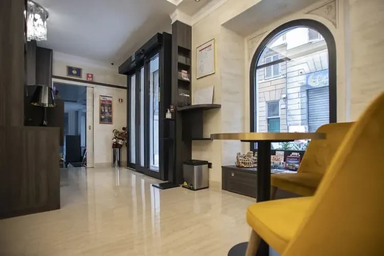 Interior entrance