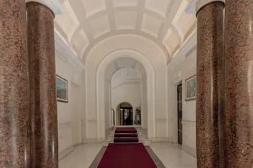Interior entrance
