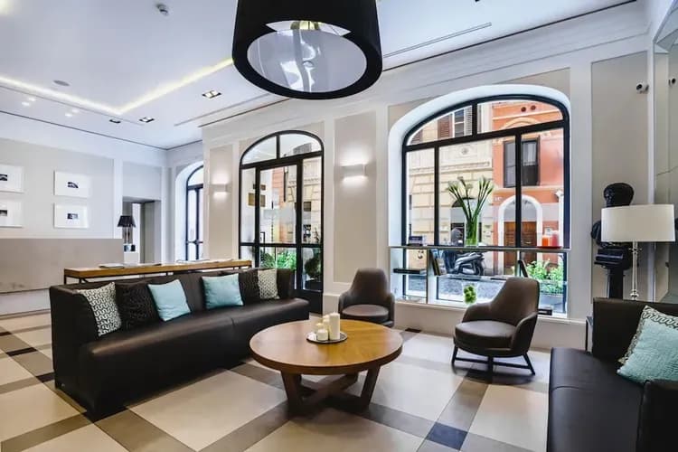 Lobby sitting area