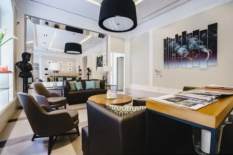 Lobby sitting area