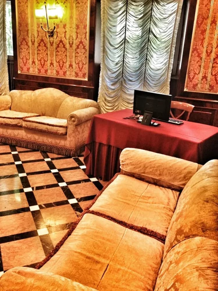 Lobby sitting area