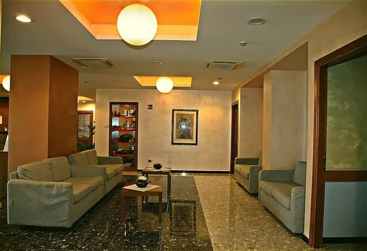 Lobby sitting area