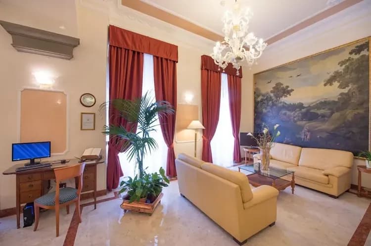 Lobby sitting area