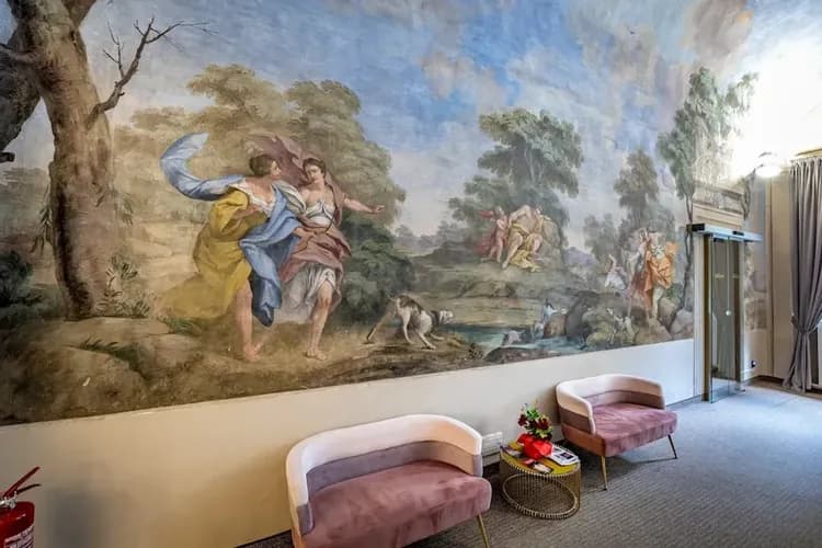 Lobby sitting area