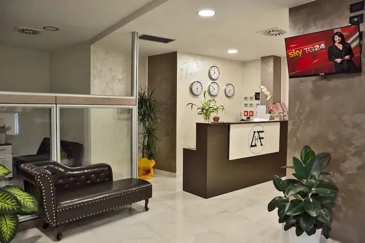 Lobby sitting area