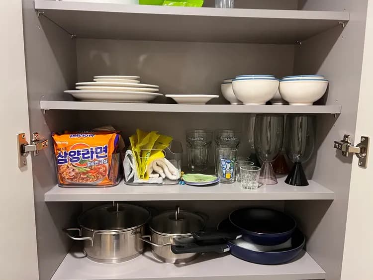 이쁜과 간단한 스낵제공