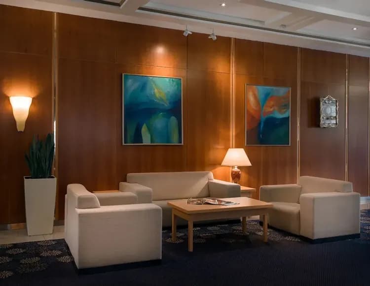 Lobby sitting area