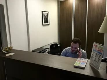 Check-in/check-out kiosk