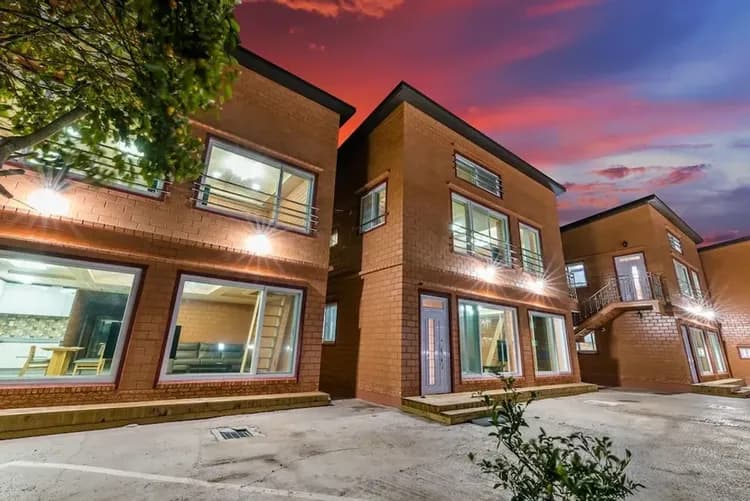 Front of property - evening/night